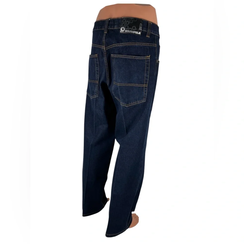 Southpole Jeans 33 x 32 (actual) Baggy Blue 4180 Skater Grunge Size 34 Vintage